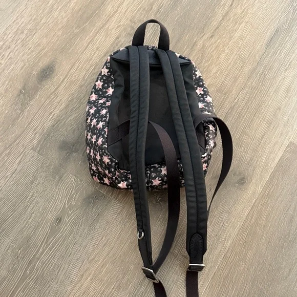 Coach Black and Pink Star Pattern Backpack - Picture 2 of 6